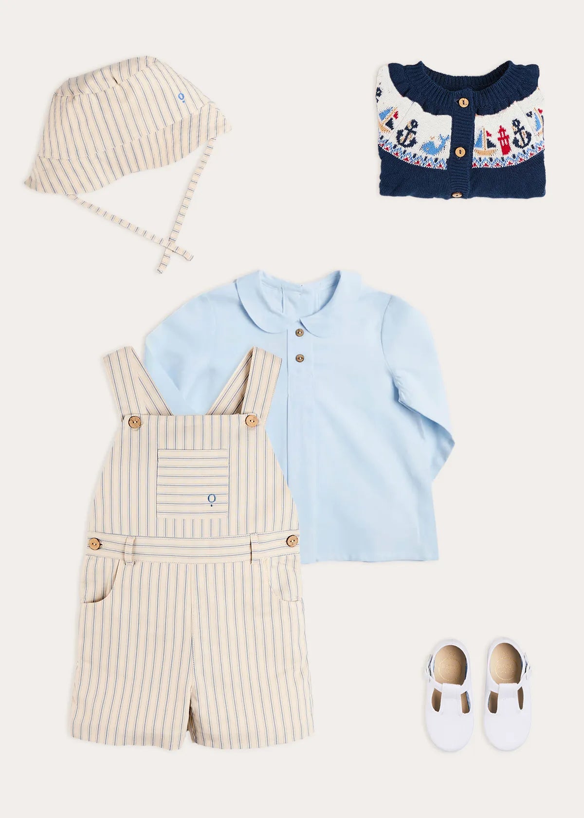 The Percy Dungarees Toddler Boy Look