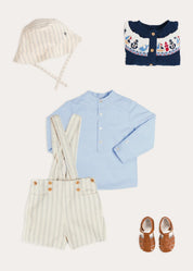 The Percy Shorts Toddler Boy Look With Braces Look from Pepa London US