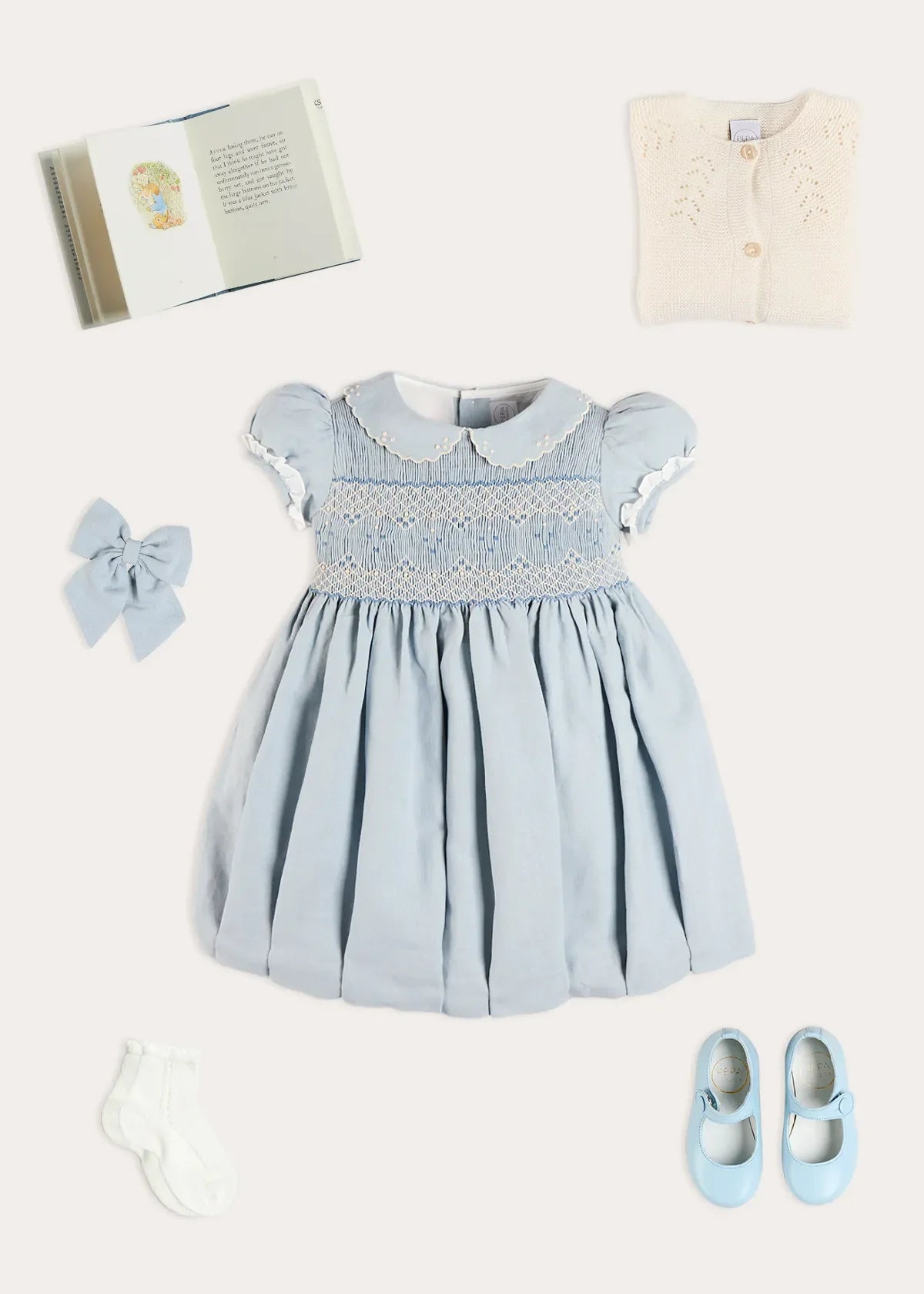 he Sky Blue Dress Toddler Girl Look Look from Pepa London US