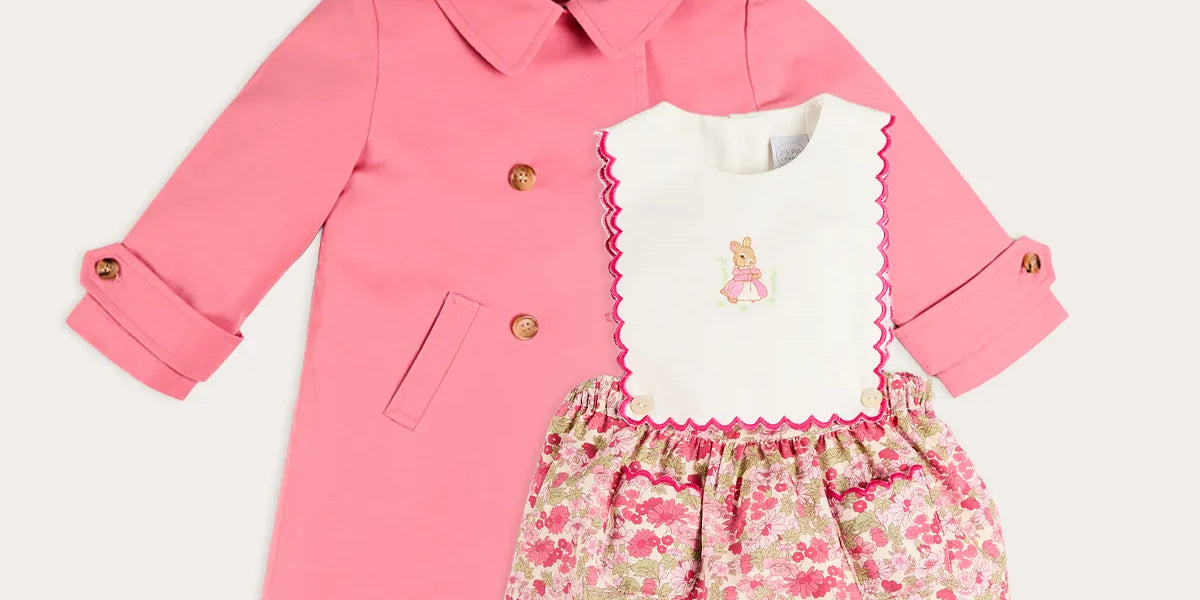 The Raspberry Raincoat Toddler Girl Look Look from Pepa London US