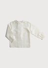 Boy's white double-breasted Peter Pan collar silk shirt (12mths-10yrs) Shirts  from Pepa London US