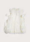 Cream Panelled Christening Gown (3mths-2yrs) Dresses  from Pepa London US