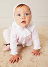 Frill Collar Long Sleeve Bodysuit in White (0mths-2yrs) Tops & Bodysuits  from Pepa London US