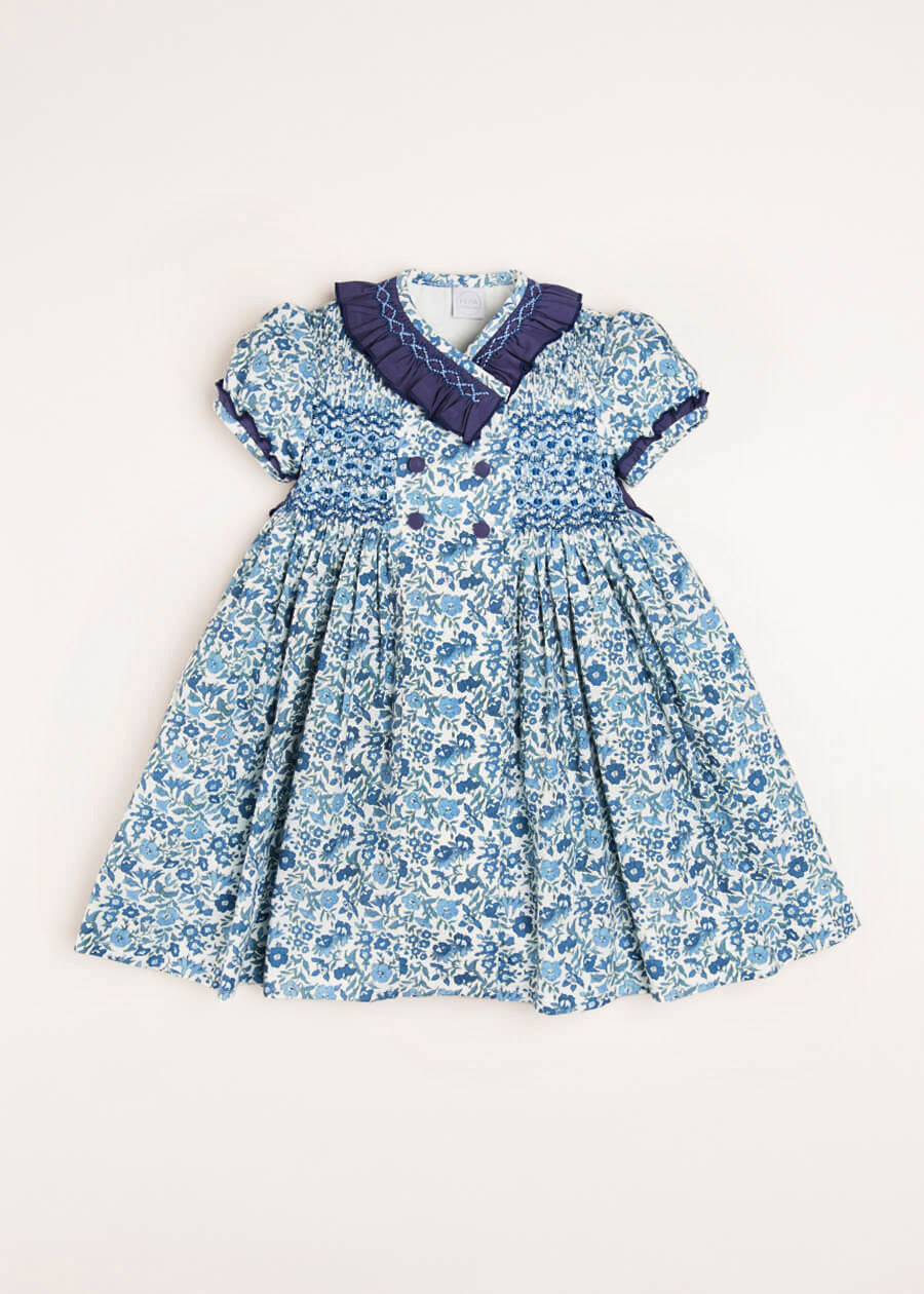 Daphne Floral Dress, Matching Albetta Dolly & Hair Bow Gift Sets from Pepa London US