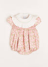 Eloise Floral Romper, Matching Albetta Dolly & Hair Bow   from Pepa London US