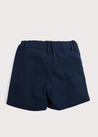 Classic Smart Shorts in Navy (4-10yrs) Shorts  from Pepa London US