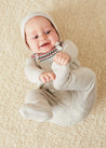 Fair Isle Knitted 2 Piece Set In Grey (3-9mths) KNITTED SETS  from Pepa London US