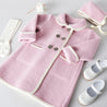 Classic Austrian Contrast Trim Wool Bonnet in Baby Pink (S-L) Accessories  from Pepa London US