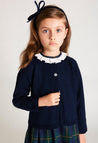 Classic Cardigan in Navy (12mths-10yrs) Knitwear  from Pepa London US