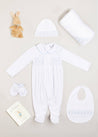 Newborn Hand Smocked Gift Set in Blue Look  from Pepa London US