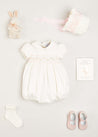 Traditional Hand Smocked Gift Set in Pink Look  from Pepa London US