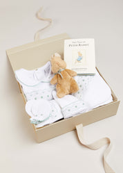 Newborn Hand Smocked Gift Set in Green Look  from Pepa London US