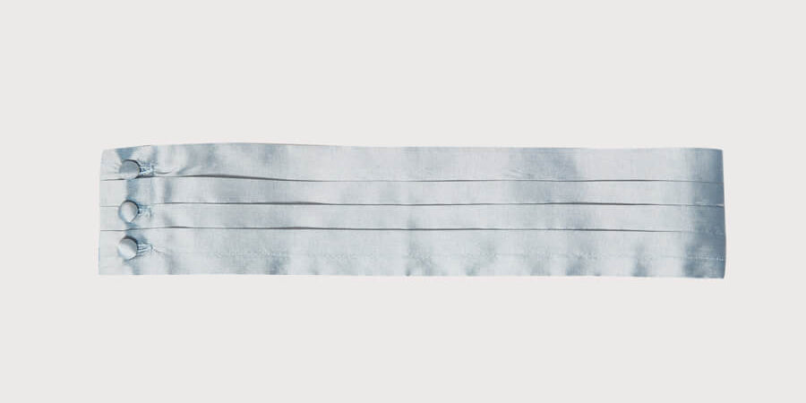 Blue Silk Pageboy Cummerbund Belts  from Pepa London US