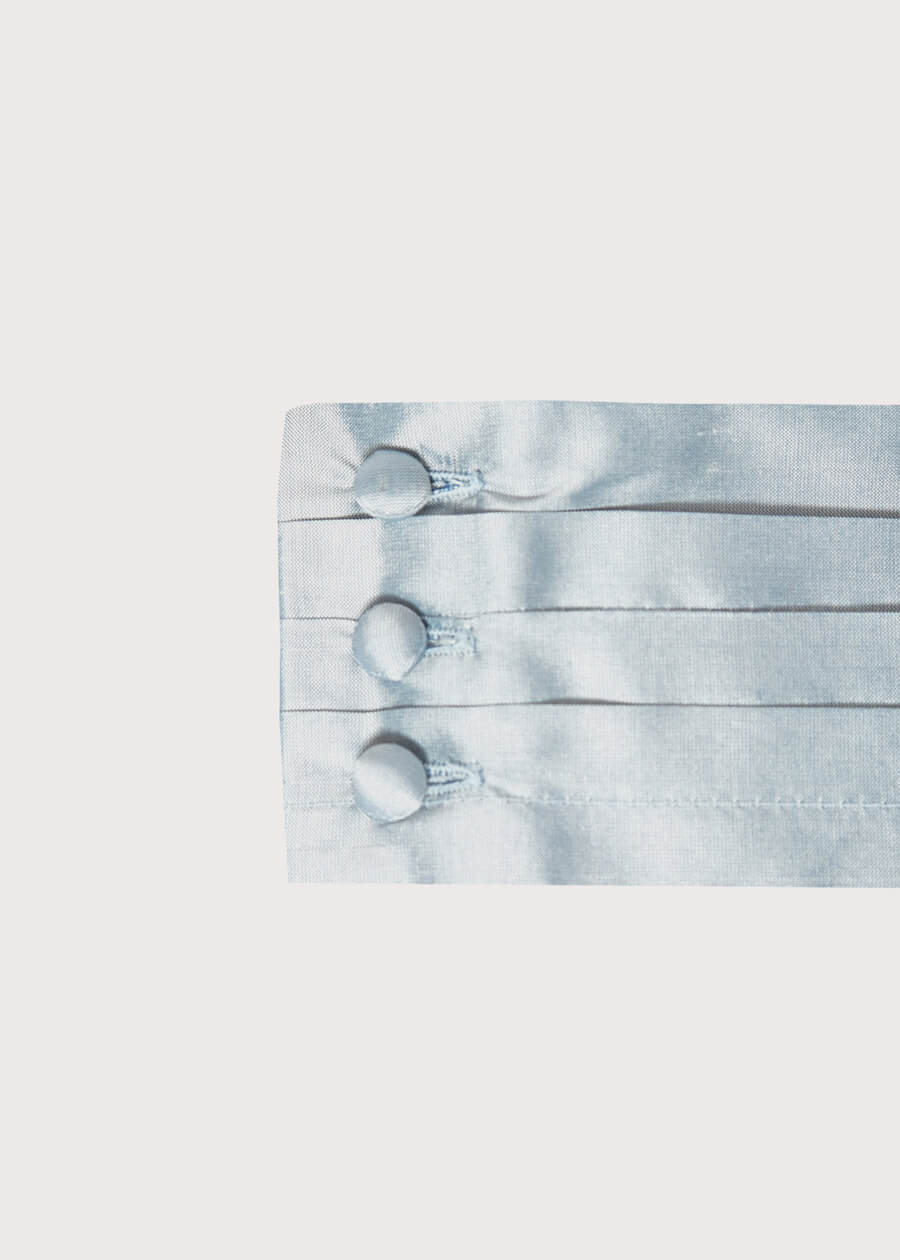 Blue Silk Pageboy Cummerbund Belts  from Pepa London US