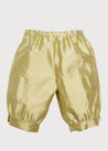 Green Silk Pageboy Knickerbockers (12mths-10yrs) Trousers  from Pepa London US