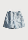 Boys Celebration Shorts Blue silk (4-10yrs) Shorts  from Pepa London US