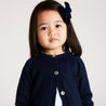 Classic Cardigan in Navy (12mths-10yrs) Knitwear  from Pepa London US